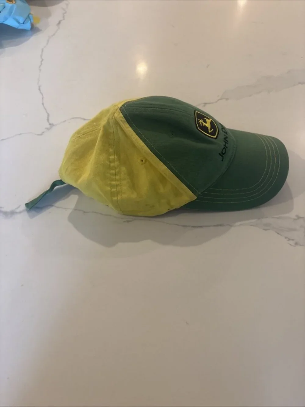 John Deere - Green Cap Hat - Adjustable Strap Back Baseball Vintage Trucker